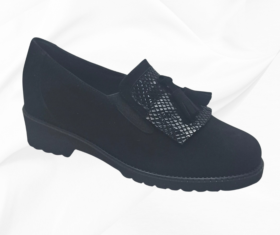 MARAL B027 camoscio nero scarpa molto comoda predisposte per planatri