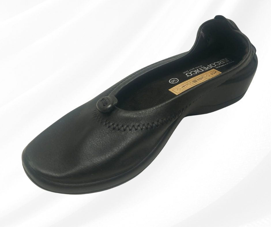 ARCOPEDICO CABRERA NERO scarpa ultramorbida per piedi sensibili