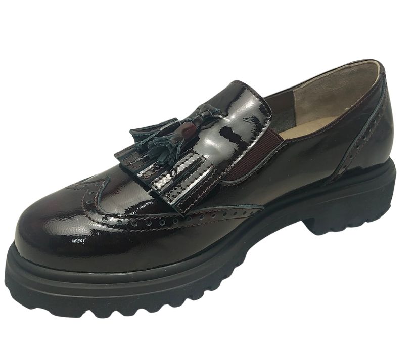 F.lli Tomasi COOKIE BORDO' mocassino comodo donna predisposto per plantari