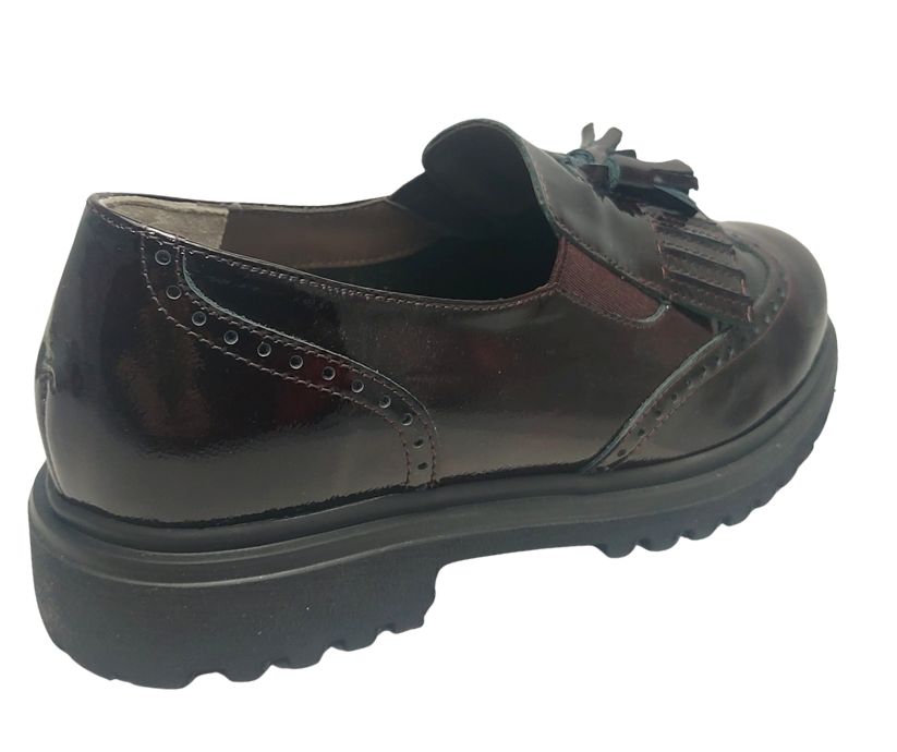 F.lli Tomasi COOKIE BORDO' mocassino comodo donna predisposto per plantari