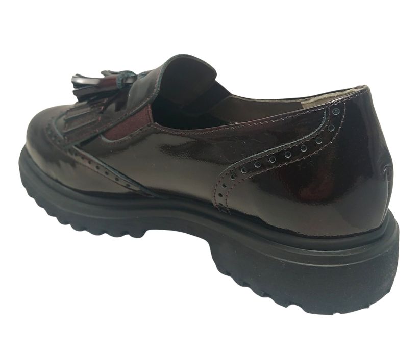 F.lli Tomasi COOKIE BORDO' mocassino comodo donna predisposto per plantari