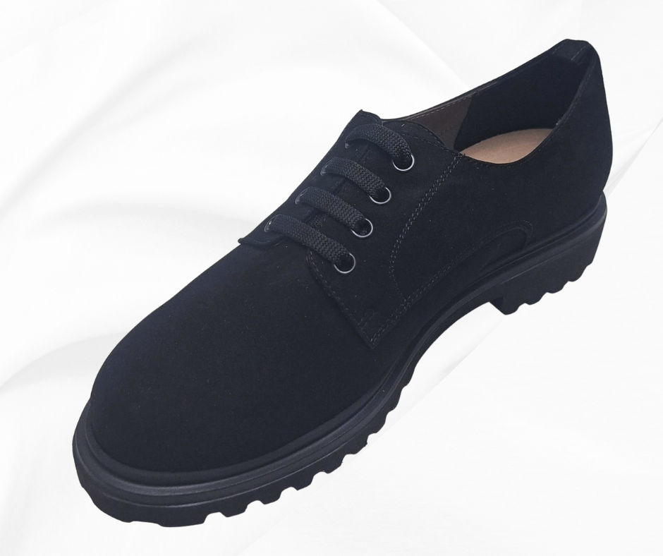 TOMASI ELITE DASENKA NERO scarpa molto comoda con lacci predisposta per plantari