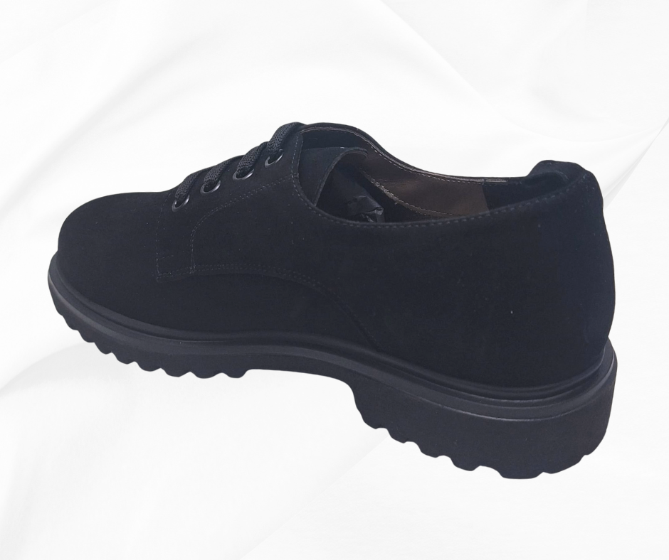 TOMASI ELITE DASENKA NERO scarpa molto comoda con lacci predisposta per plantari
