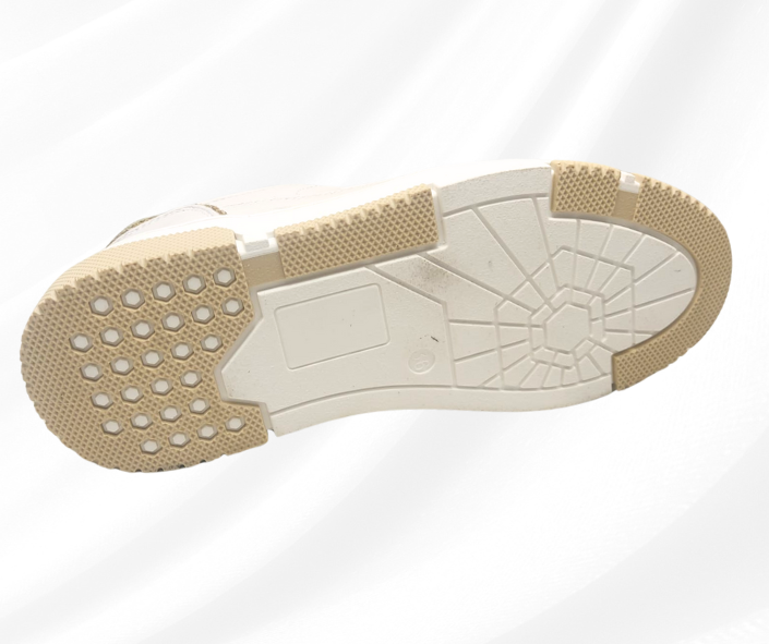 CMC DB250 LAME PLATINO sneaker comoda donna in pelle con lacci con planatre estraibile