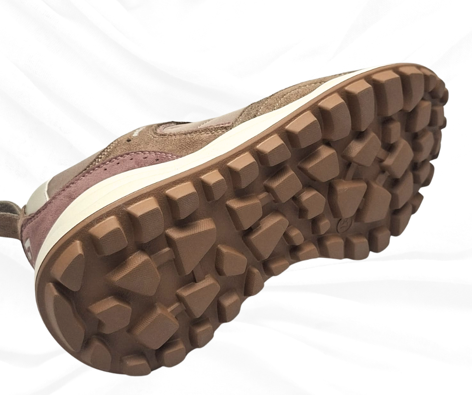 Gold&Gold GB1019 BROWN sneaker donna con lacci