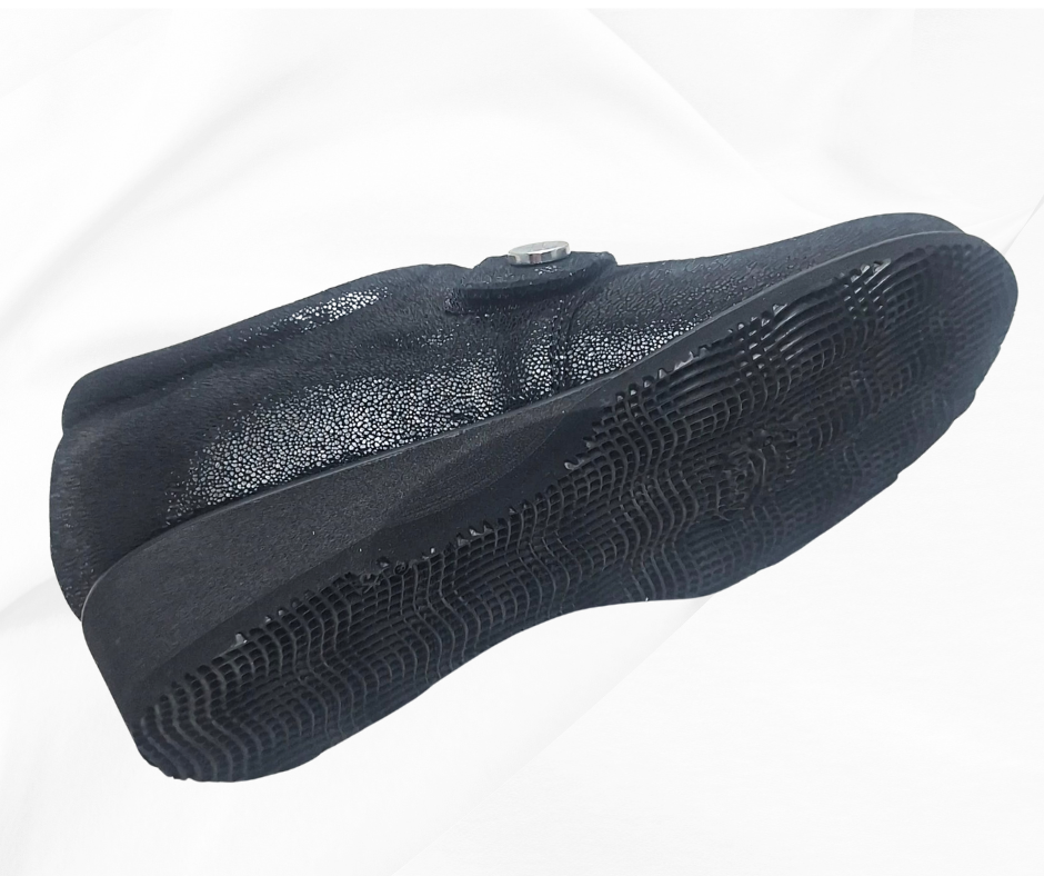 ECOSANIT GRAZIOSA NERO scarpa sanitari con stretch predisposta per plantari