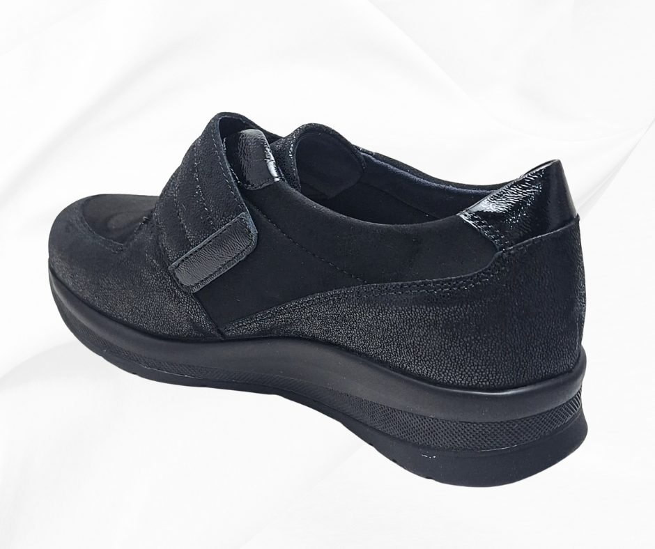 ECOSANIT INCANTO 2 NERO scarpa sanitaria con stretch predisposta per plantari