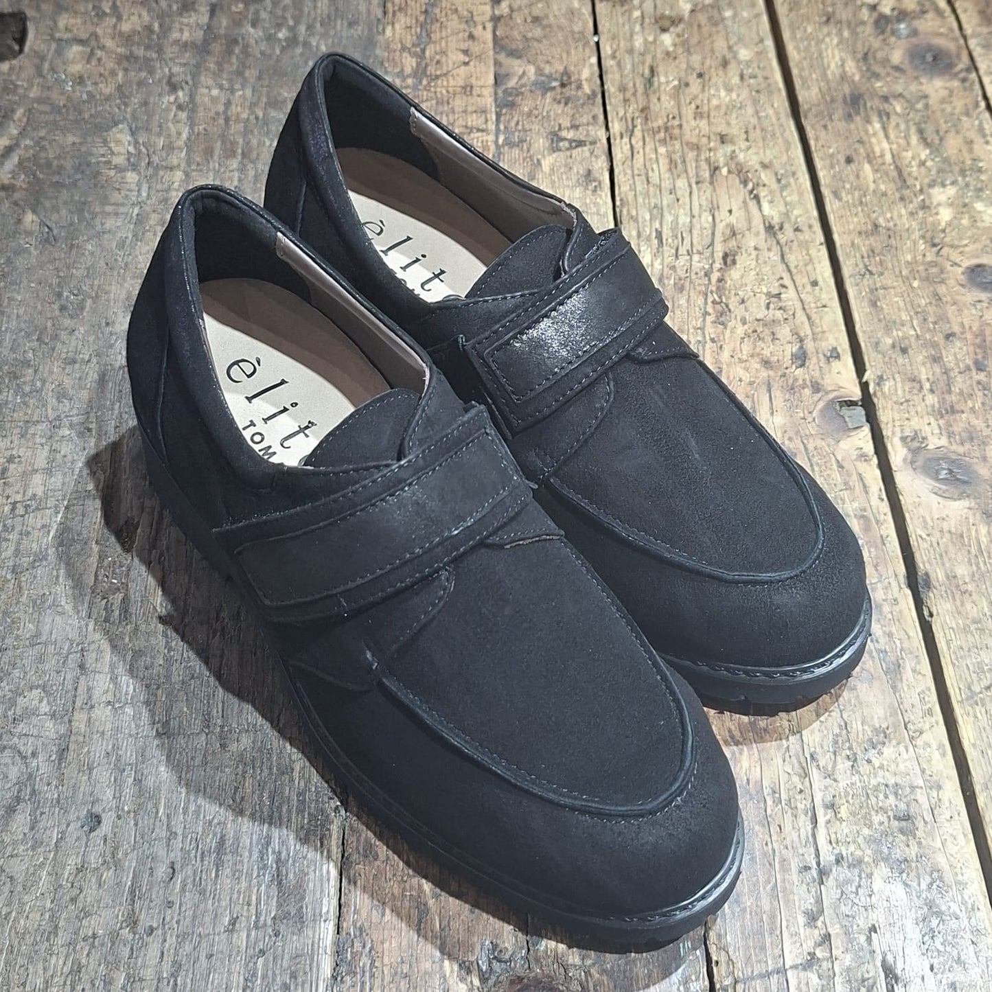 TOMASI ELITE JORDAN NERO scarpa molto comoda accollata predisposta per plantar