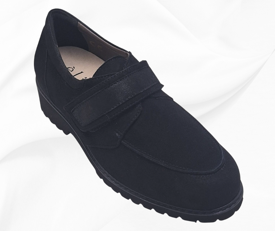 TOMASI ELITE JORDAN NERO scarpa molto comoda accollata predisposta per plantar