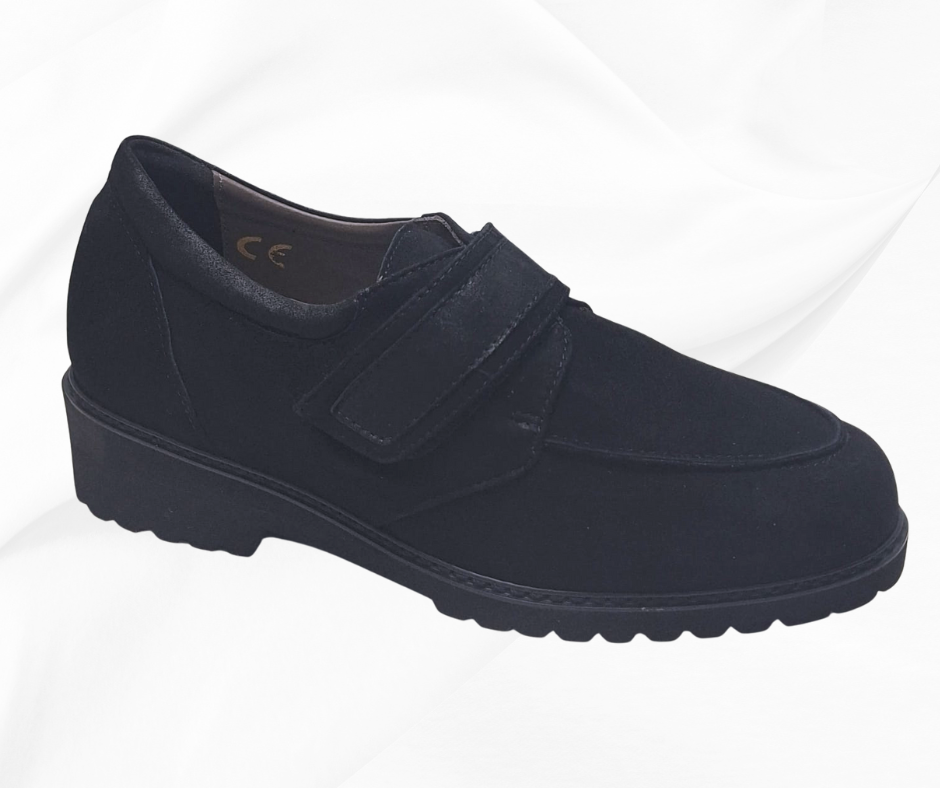 TOMASI ELITE JORDAN NERO scarpa molto comoda accollata predisposta per plantar