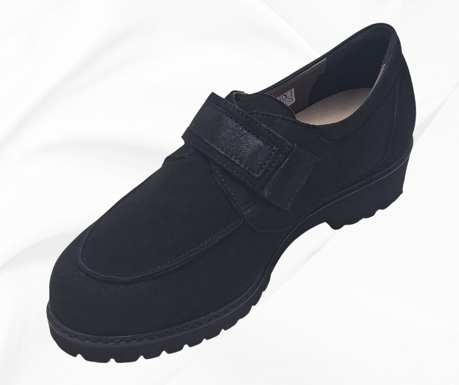 TOMASI ELITE JORDAN NERO scarpa molto comoda accollata predisposta per plantar