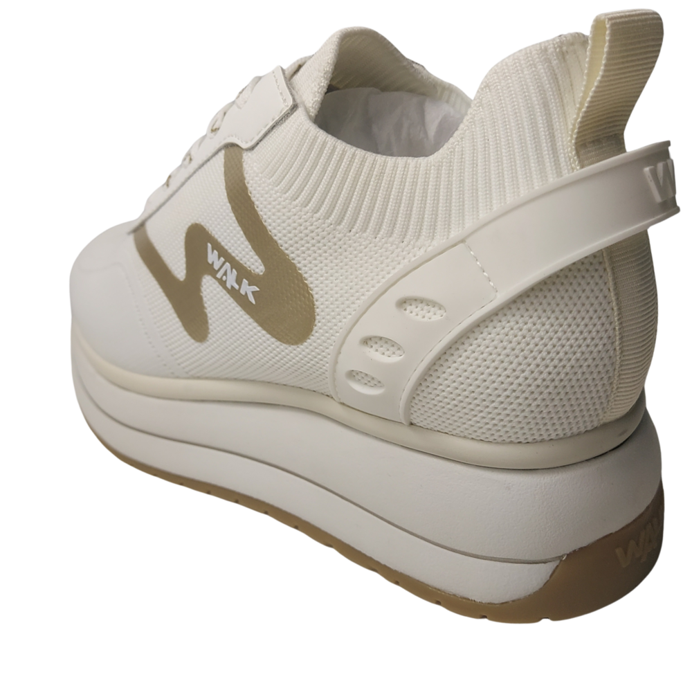 MELLUSO K60035 WHITE scarpa comoda sportiva con lacci con plantare estraibile