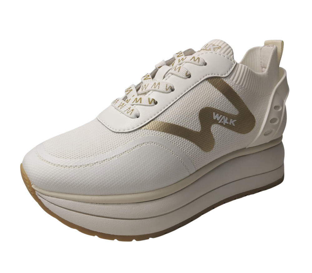 MELLUSO K60035 WHITE scarpa comoda sportiva con lacci con plantare estraibile