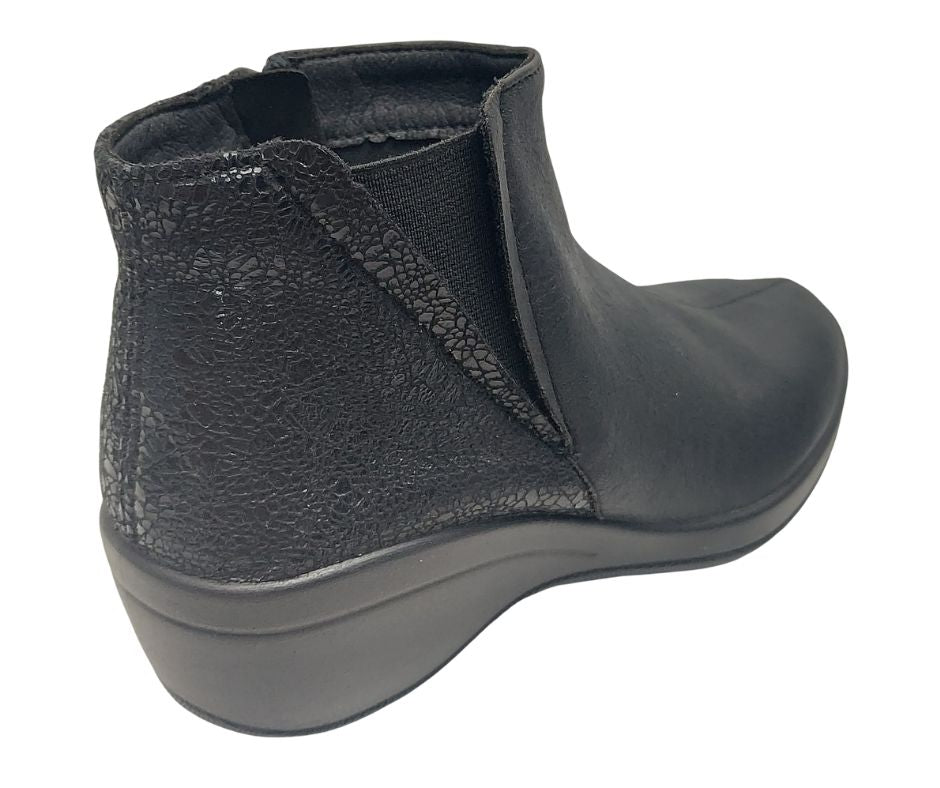 ARCOPEDICO LUANA A18 BLACK stivaletto ultramorbido per piedi sensibili