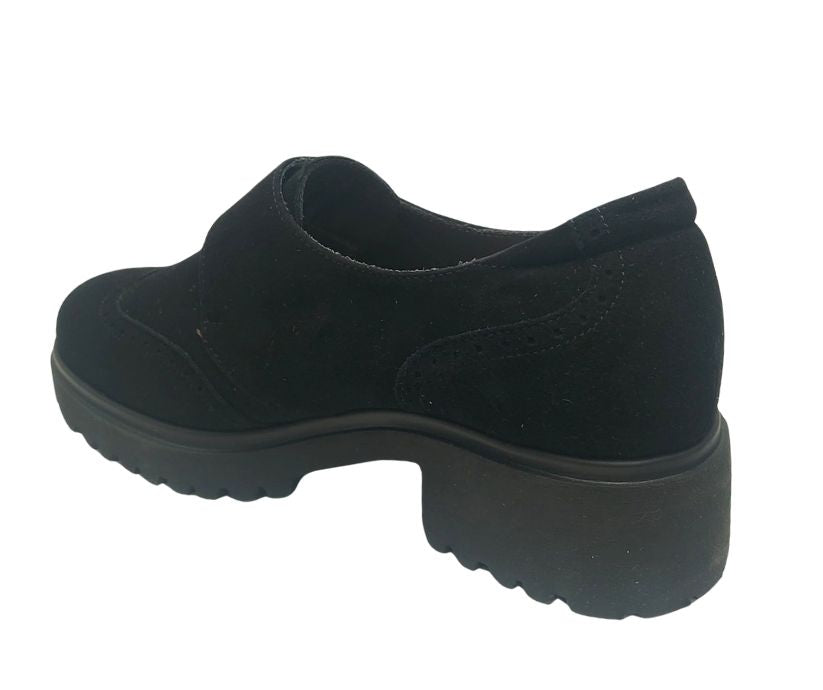 F.lli Tomasi MIRIAM NERO scarpa molto comoda con stretch predisposta per plantari