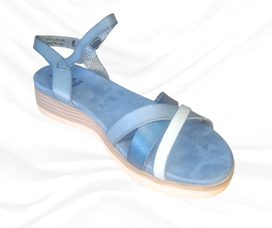 Sandalo Xti comodo con cinturino numero 40 ccolore azzurro