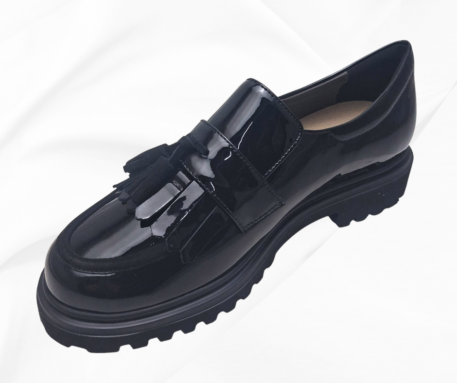 TOMASI ELITE VUKY NERO scarpa molto comoda donna accollata predisposta per plantari