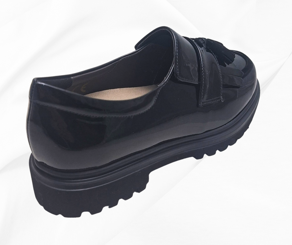 TOMASI ELITE VUKY NERO scarpa molto comoda donna accollata predisposta per plantari