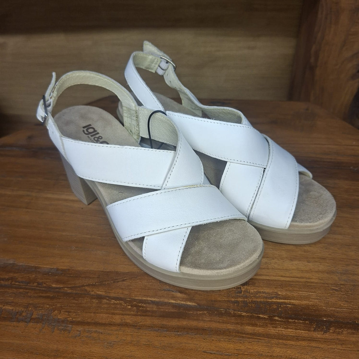 Sandalo IGI&CO con tacco 56762 BIANCO