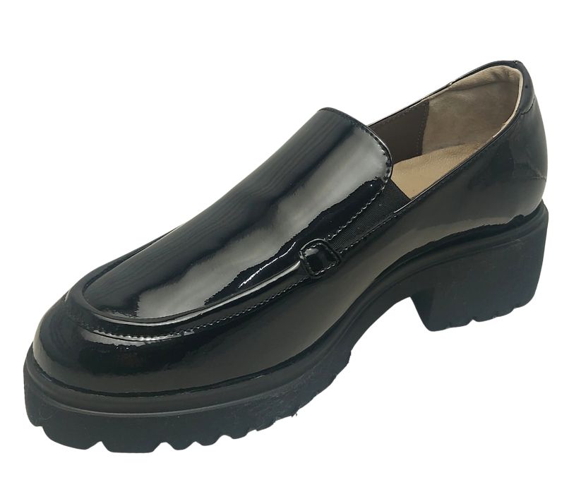 F.lli Tomasi ALLY NERO mocassino comodo donna predisposto per plantari