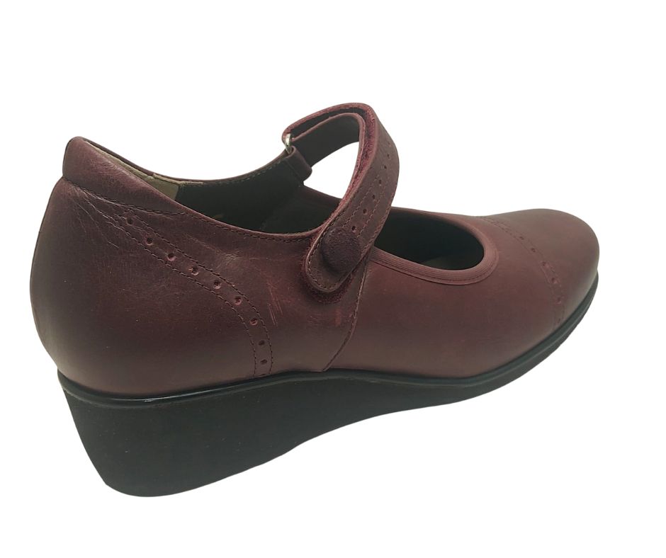 F.lli Tomasi ARLET BORDO scarpa comoda con cinturino stretch predisposta per plantari