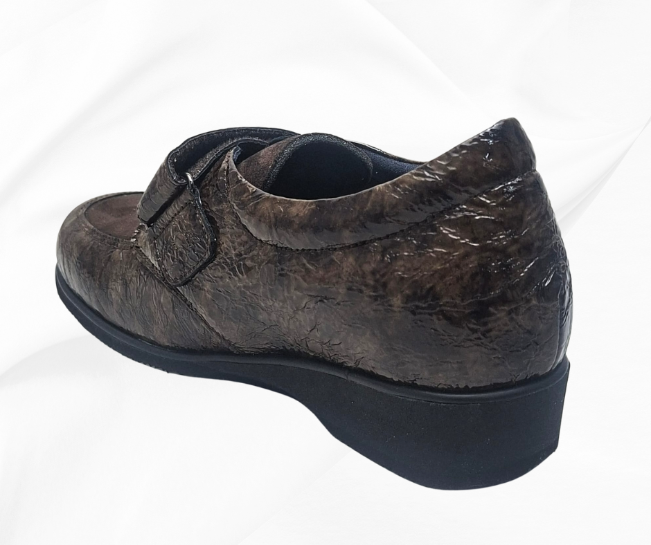 ECOSANIT GRAZIOSA CASTAGNA scarpa sanitari con stretch predisposta per plantari