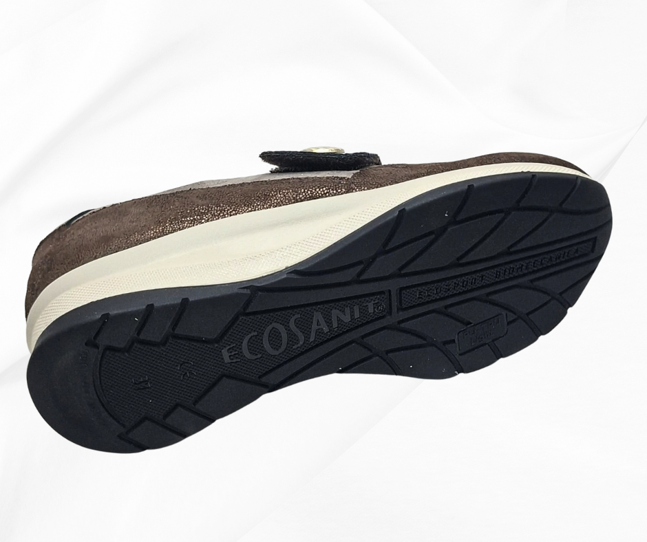 ECOSANIT INCANTO 2 testa di moro scarpa sanitaria con stretch predisposta per plantari