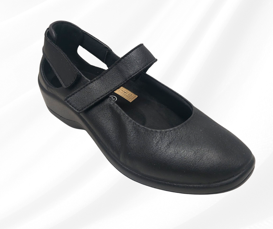 ARCOPEDICO MINAMI BLACK scarpa ultramorbida per piedi sensibili
