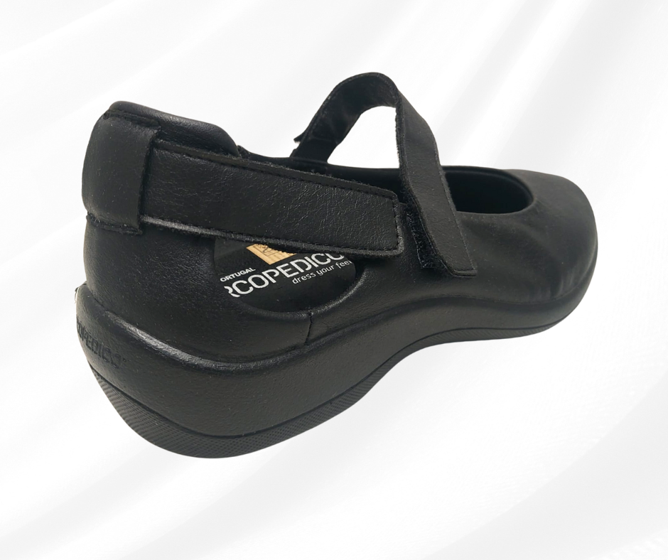 ARCOPEDICO MINAMI BLACK scarpa ultramorbida per piedi sensibili