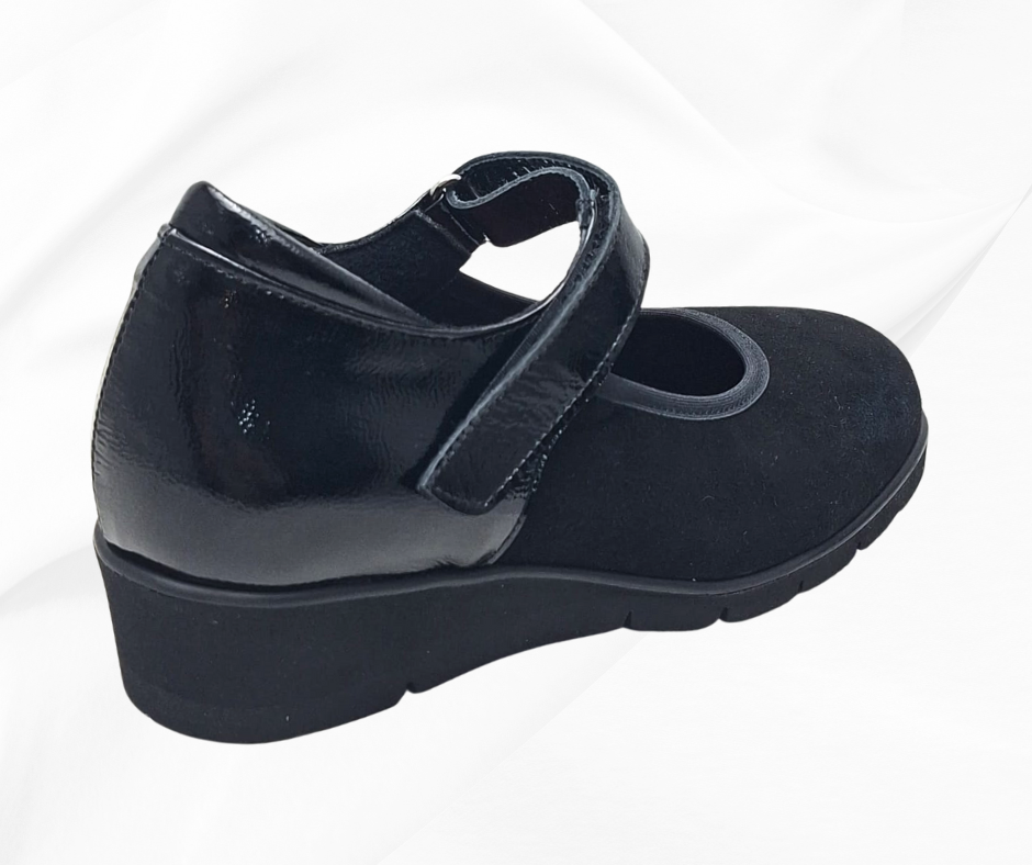 MARAL R001 NERO scarpa molto morbida con stretch predisposte per plantari