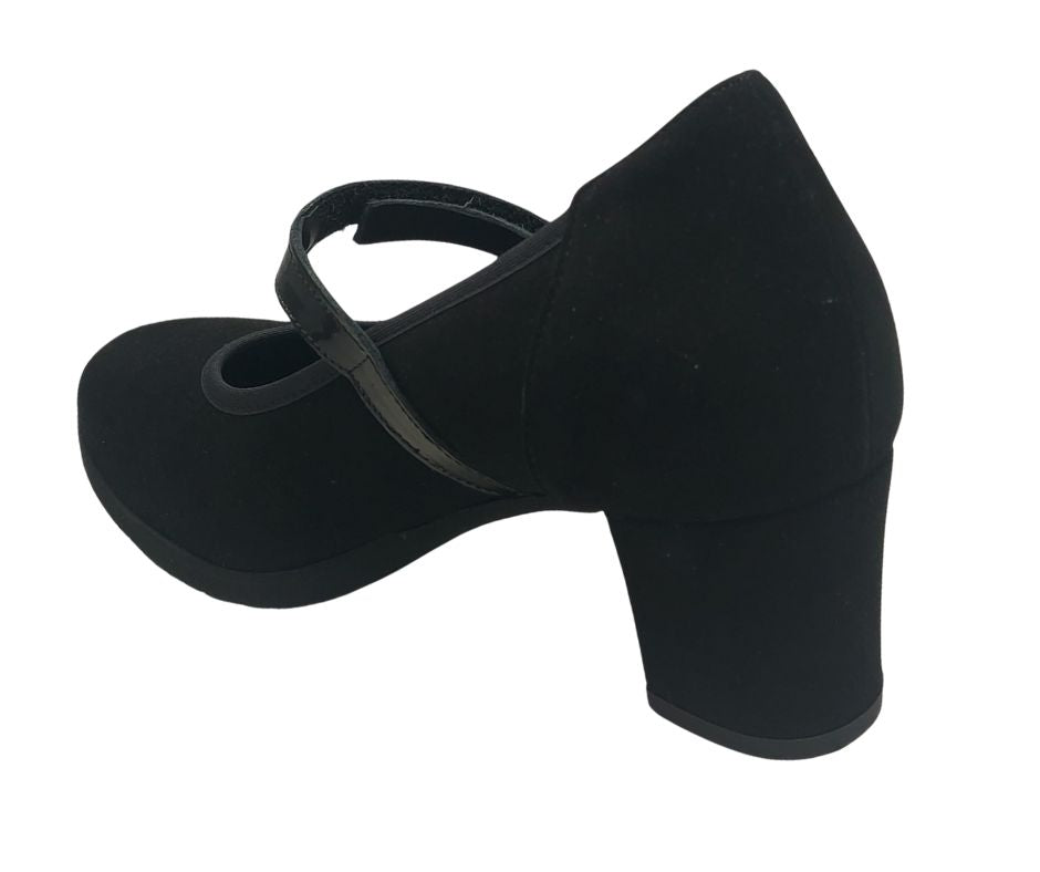 MARAL T002 CAM NERO decollete molto comodo con cinturino stretch predisposto per plantari