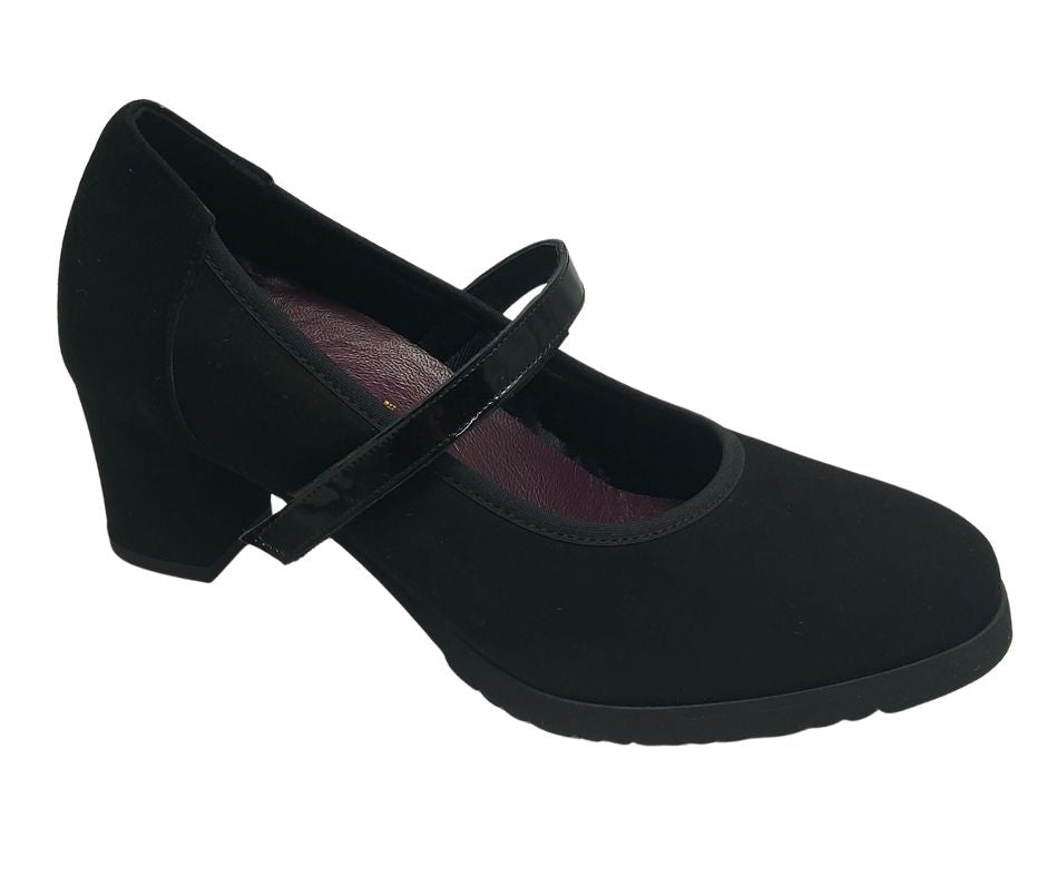 MARAL T002 CAM NERO decollete molto comodo con cinturino stretch predisposto per plantari