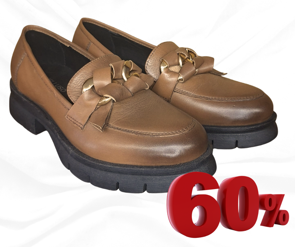Scarpa accollata in pelle Melluso Cuoio