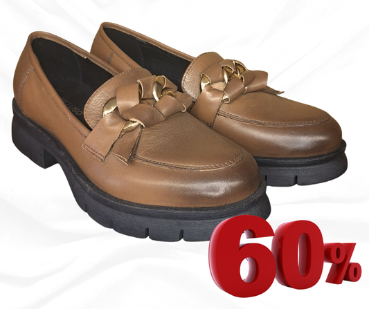 Scarpa accollata in pelle Melluso Cuoio