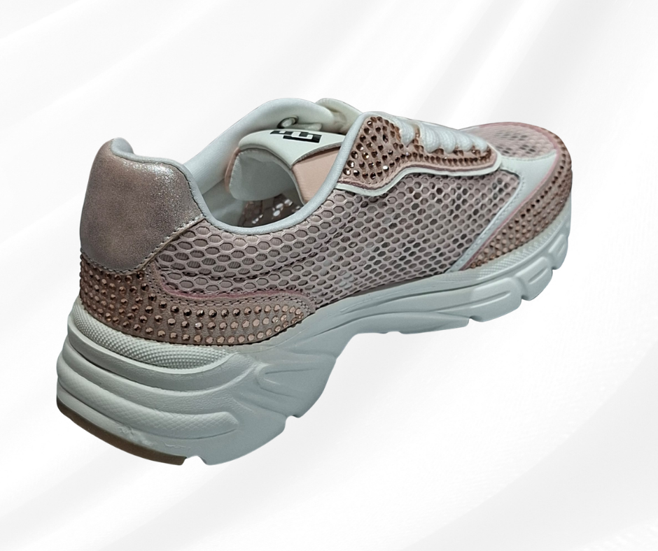 Sneaker donna con lacci molto leggera GOLD&GOLD 1039 lilla