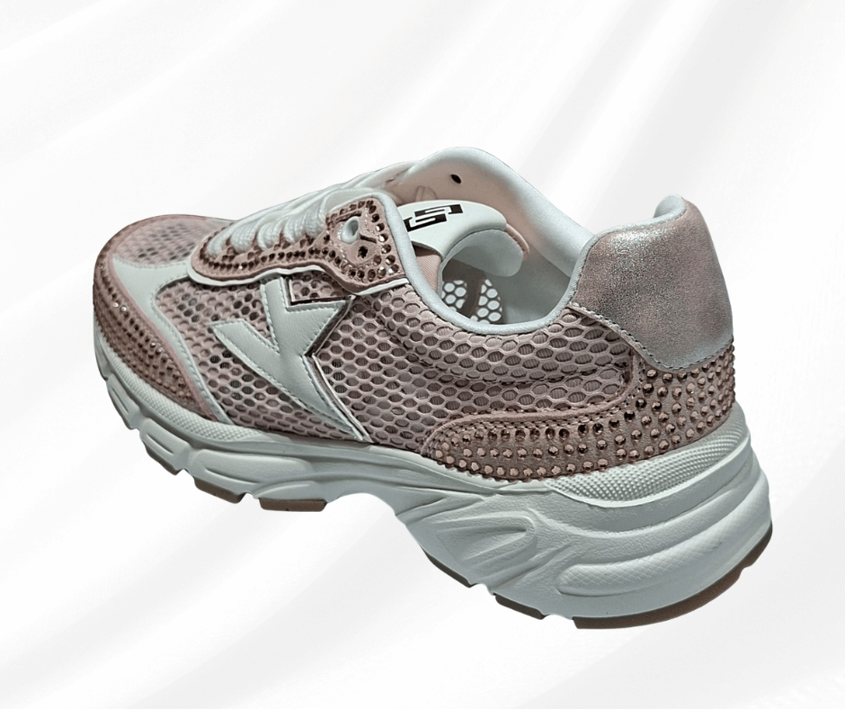 Sneaker donna con lacci molto leggera GOLD&GOLD 1039 lilla