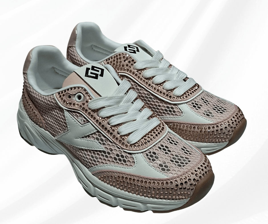 Sneaker donna con lacci molto leggera GOLD&GOLD 1039 lilla
