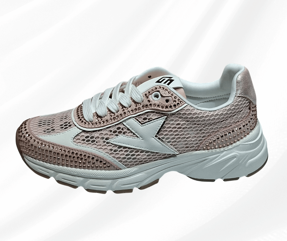 Sneaker donna con lacci molto leggera GOLD&GOLD 1039 lilla