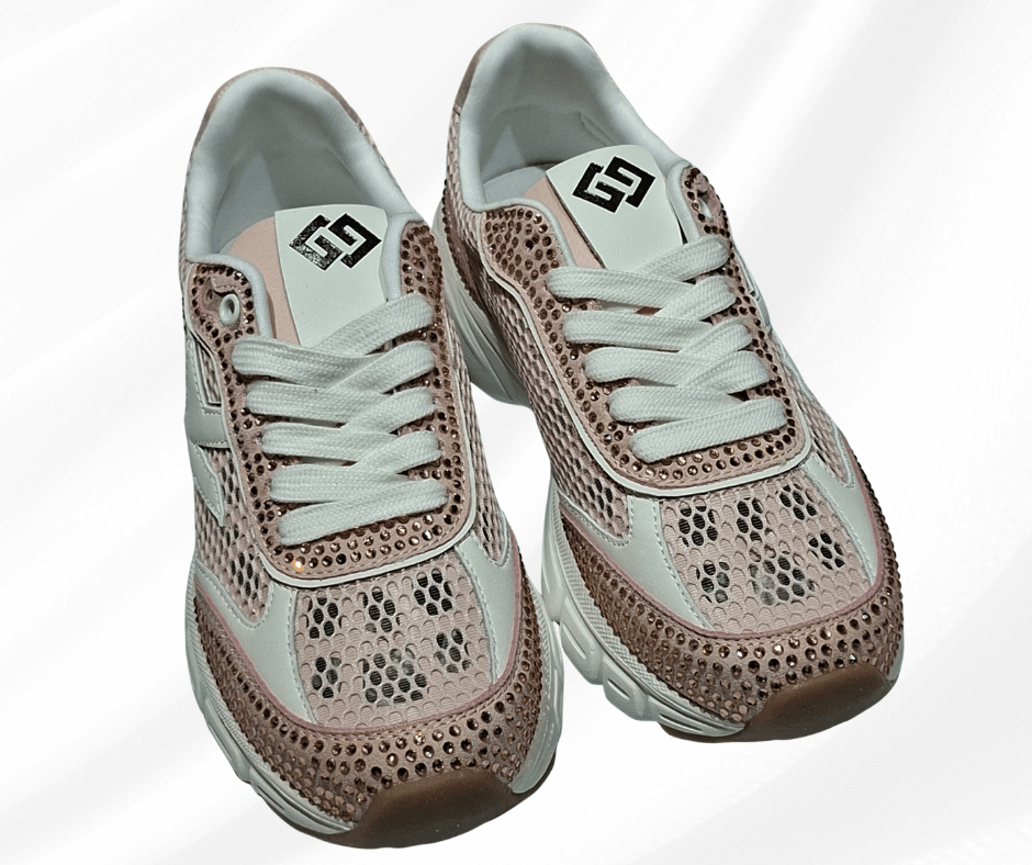Sneaker donna con lacci molto leggera GOLD&GOLD 1039 lilla