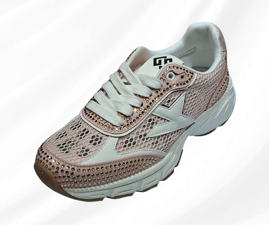Sneaker donna con lacci molto leggera GOLD&GOLD 1039 lilla