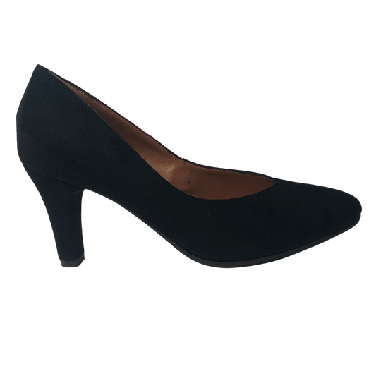 CONFORT 1433 DECOLTE COMODO DONNA IN CAMOSCIO CON TACCO