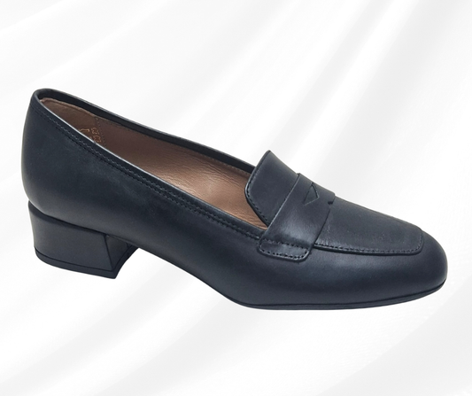 CONFORT 1487 RAK NERO mocassino comodo donna in pelle