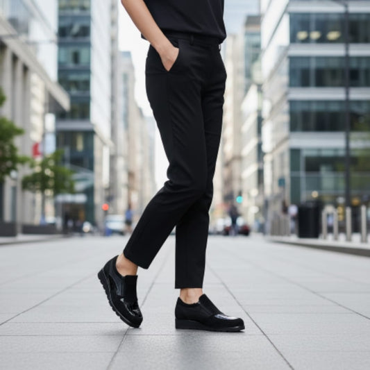 CMC 2349 NERO scarpa comoda con plantare estraibile