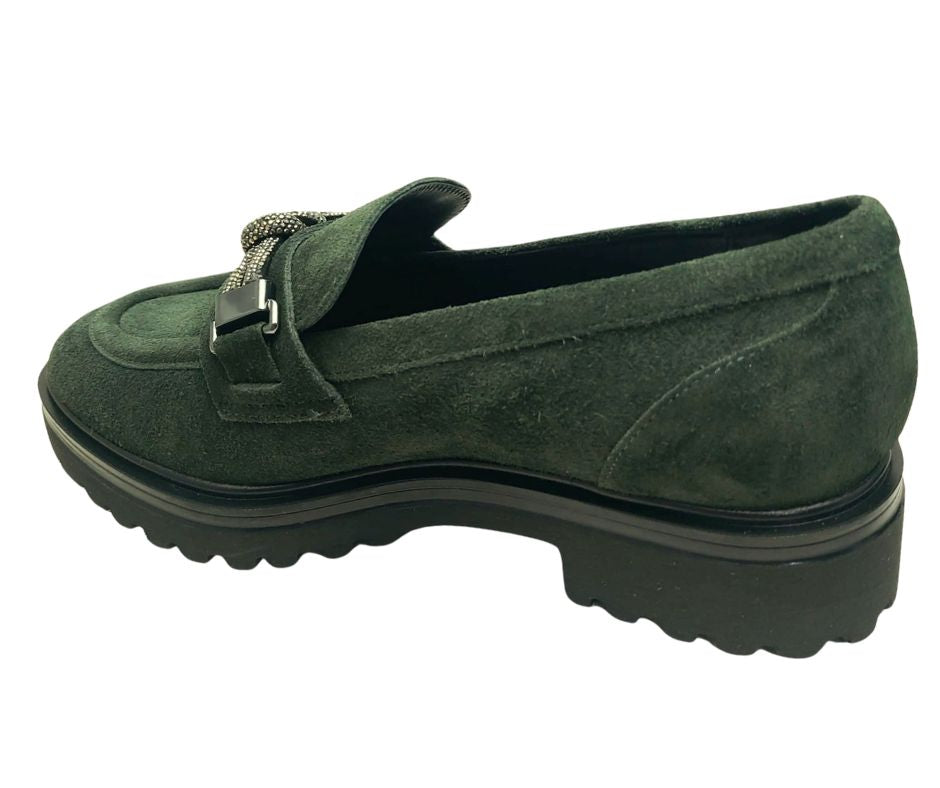 CONFORT 2487 FOREST mocassino comodo in camoscio