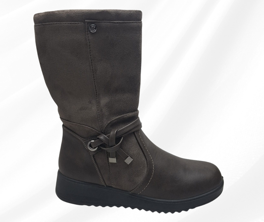 Stivaletto con imbottitura comoda 25478 TAUPE