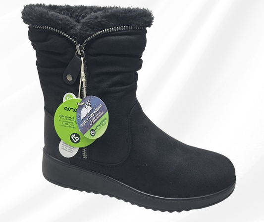 Stivaletto con imbottitura comodO 27167 NERO