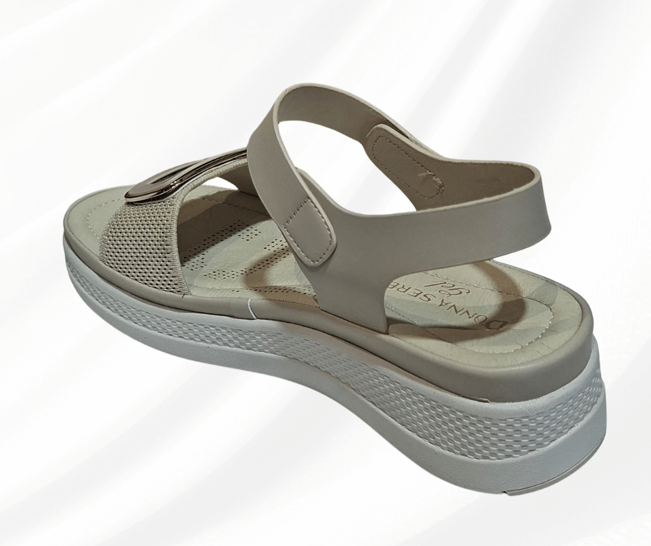 Sandalo comodo Donna Serena 306080 beige