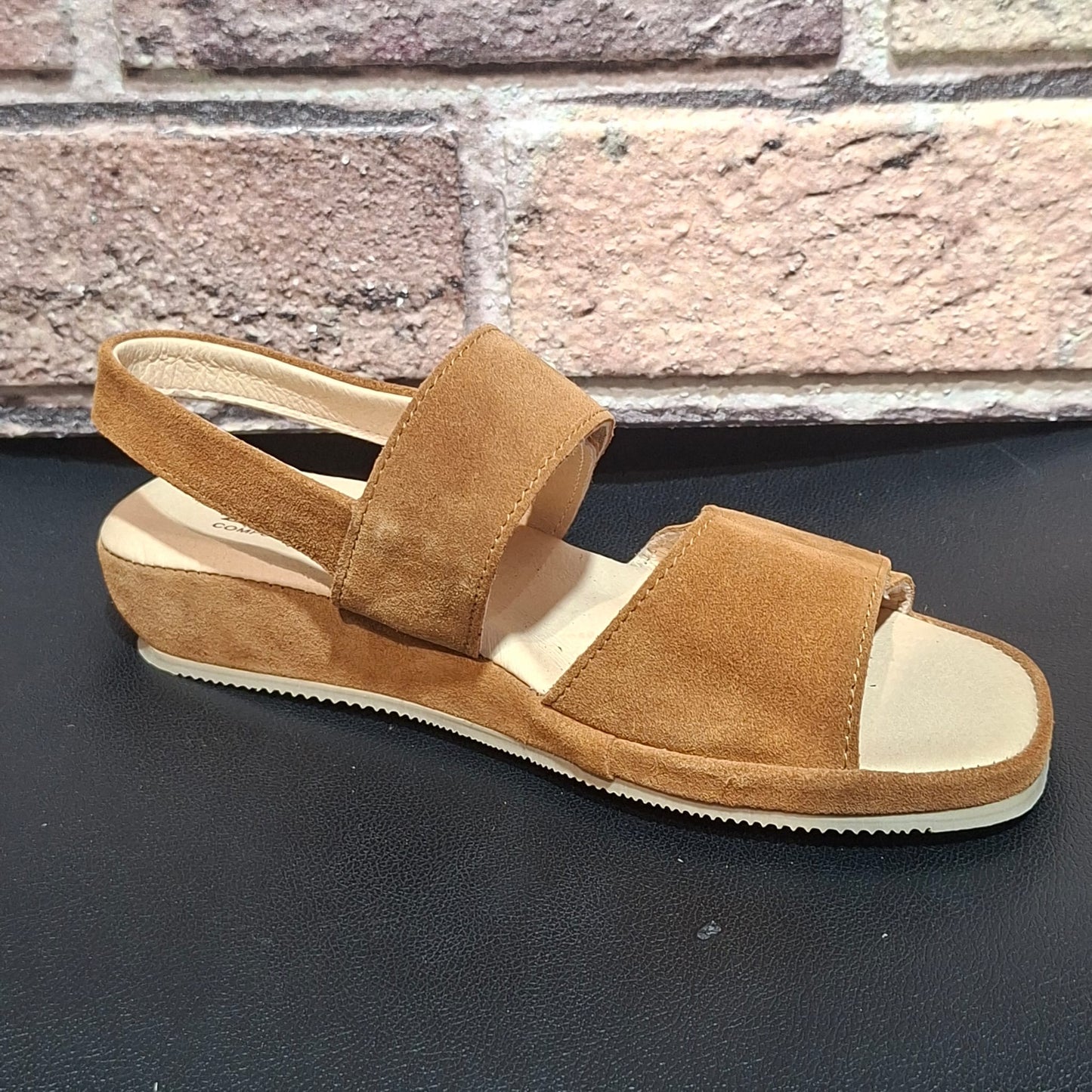 Sandalo in pelle con doppio stretch Ziviani 3065 BRUCIATO