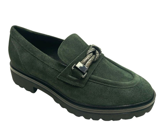 CONFORT 2487 FOREST scarpa comoda donna accollata in camoscio