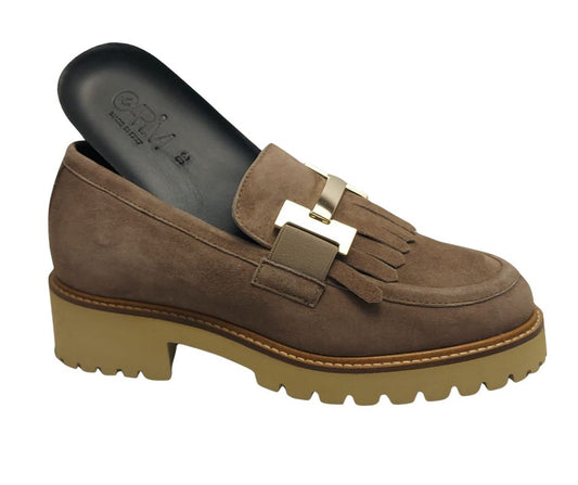 CARIM 4121 ACERO scarpa molto comoda slipon predisposta per plantari